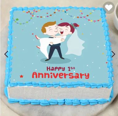 photo cake for anivershary